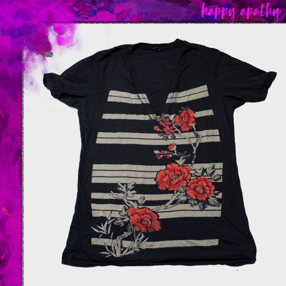 Urban Outfitters Tops - Truly Madly Deeply Cherry Blossom V-Neck